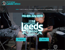 Tablet Screenshot of leedstattooexpo.com